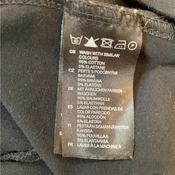 H&M Basic Black Fit and Flare Dress - Picture 7 of 7